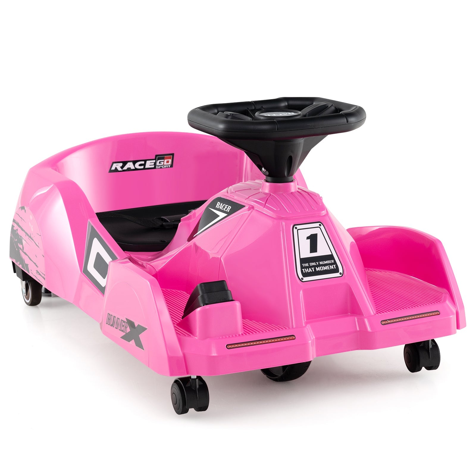 12V Electric Cleaning Go Kart with Detachable Mop and Remote Control