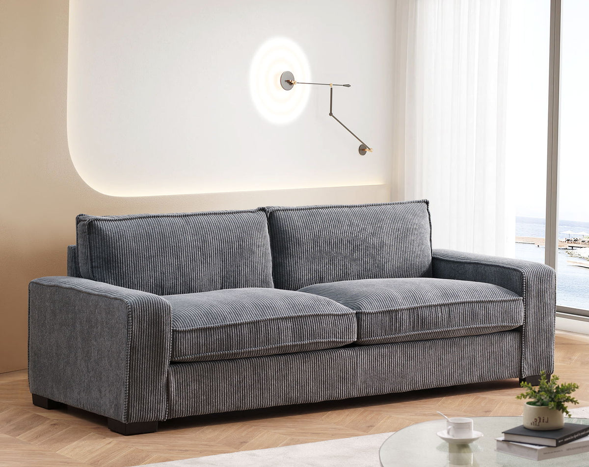 Luxe - Sofa With Sleek Design, Spacious And Comfortable 3 Seater Couch