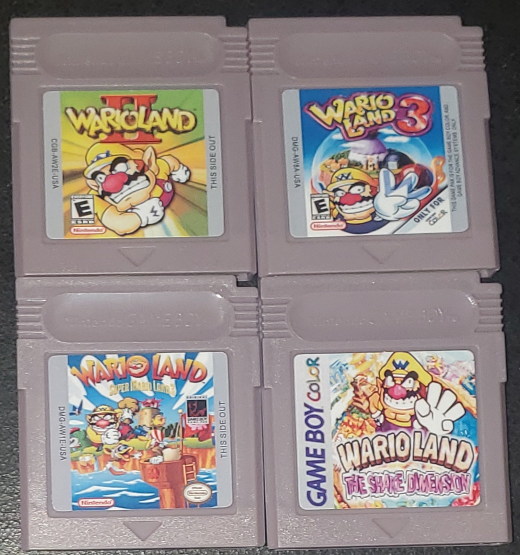 GBC Video Game Cartridge Collection Nintendo Gameboy Color