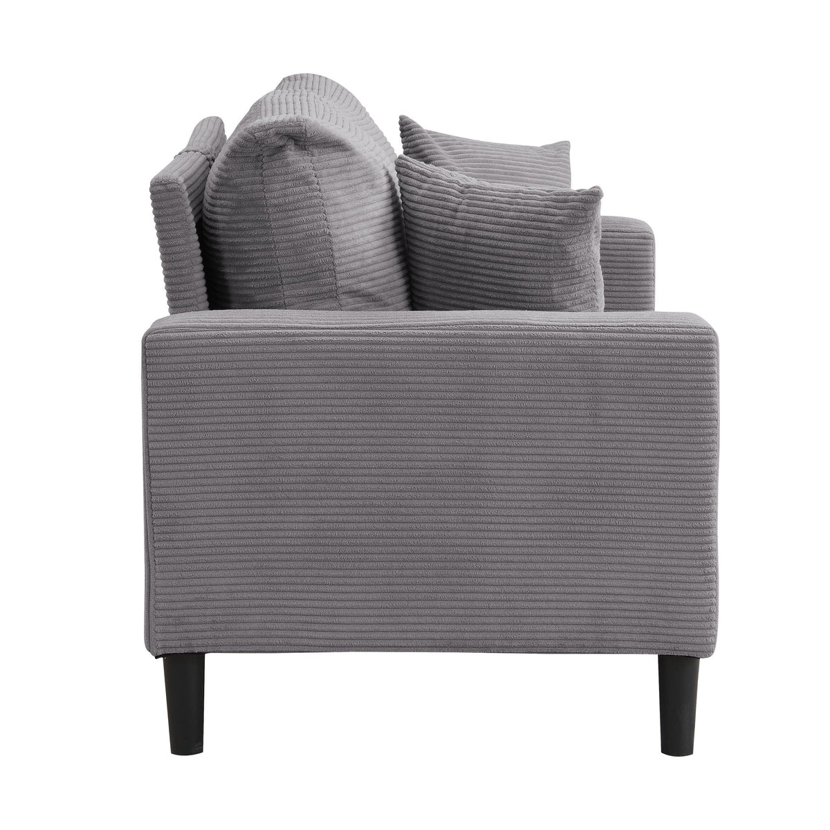 Modern Upholstered Loveseat Sofa, High Resilience