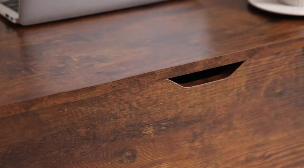 Lift Top Coffee Table with Storage, Wooden Living Room Center Table