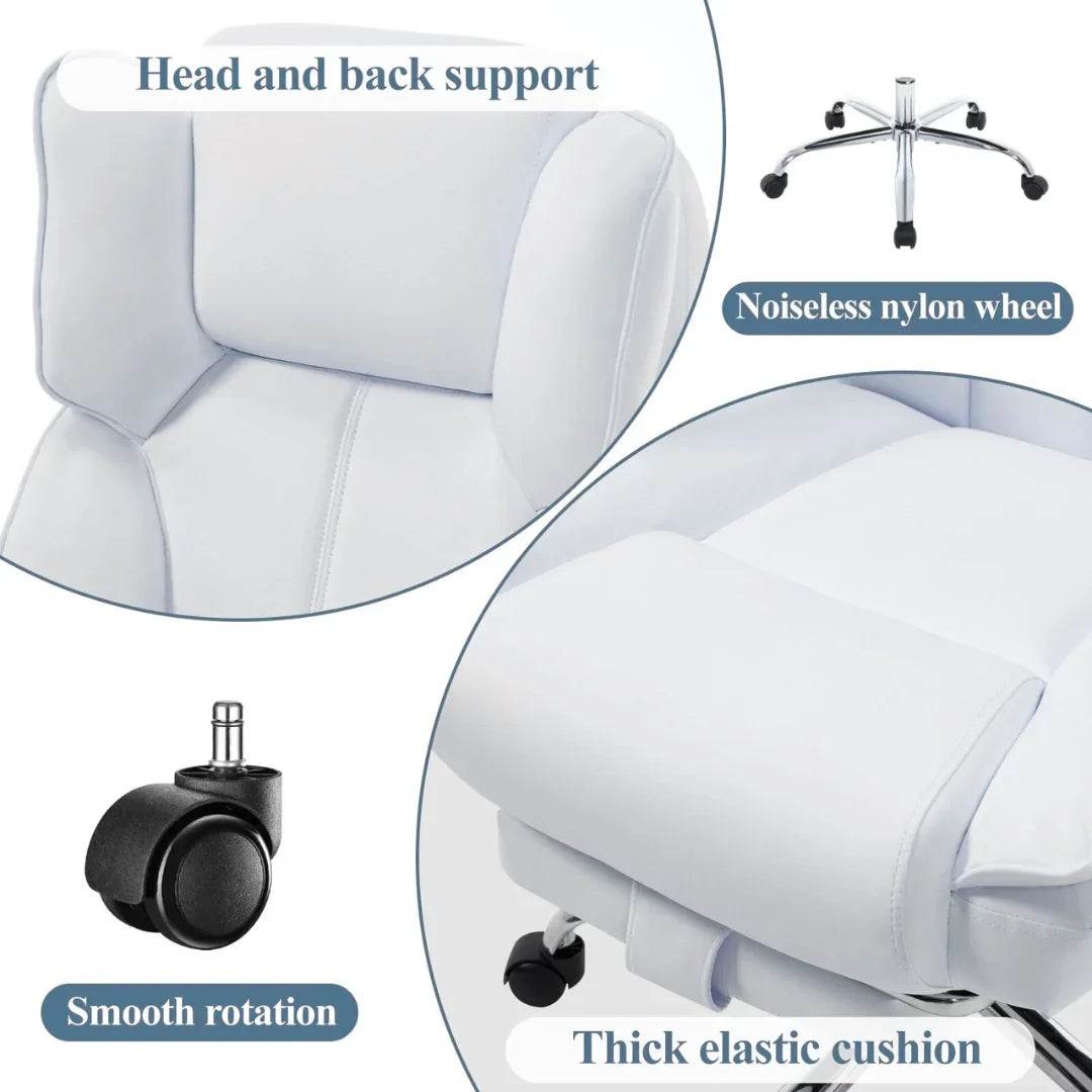 Ergonomic Executive Chair with Footrest