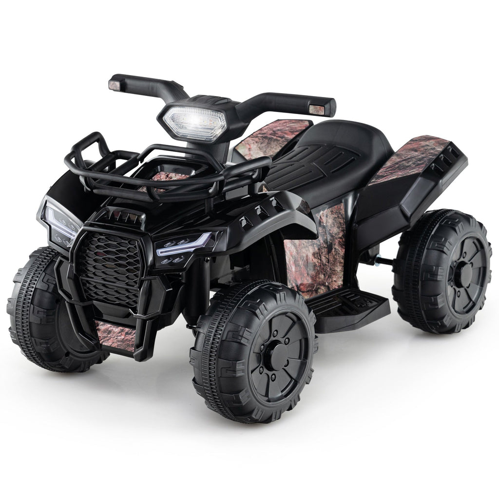 6V Kids ATV Quad Electric Ride On Car with LED Light and MP3