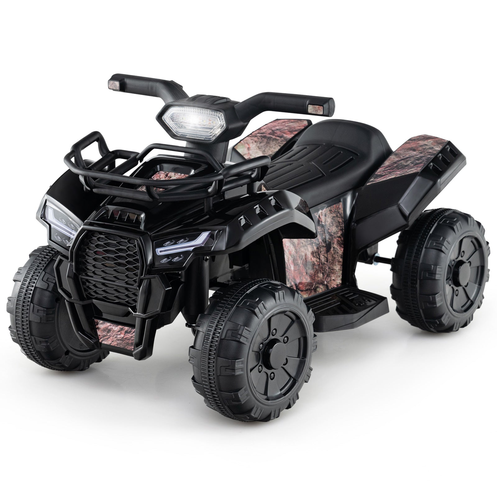 6V Kids ATV Quad Electric Ride On Car with LED Light and MP3