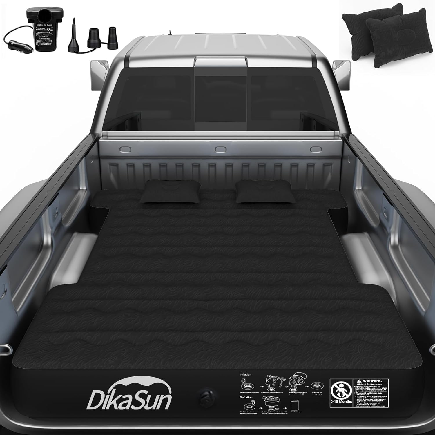 DikaSun Dodge 5.5-5.8ft | 6-6.5 ft  Truck Bed Air Mattress