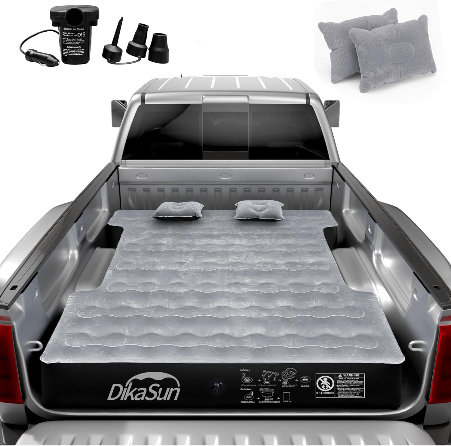 DikaSun Dodge 5.5-5.8ft | 6-6.5 ft  Truck Bed Air Mattress