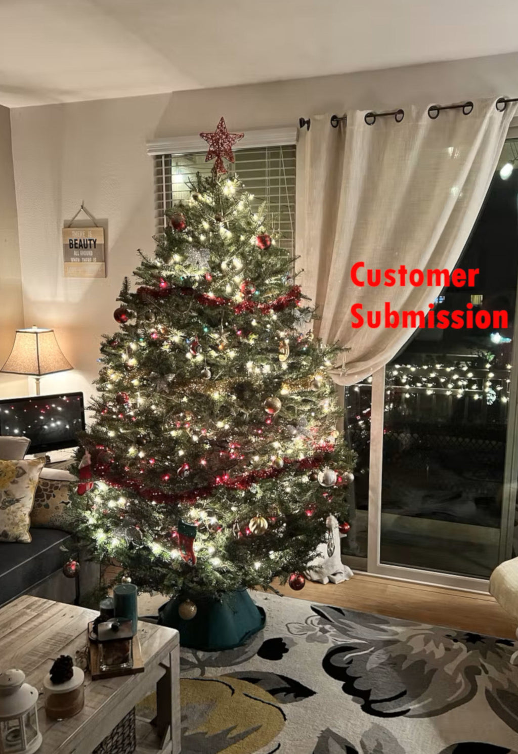 Real Christmas Trees Delivered 7 Foot Premium Balsam Fir Christmas Tree