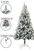 Perfect Holiday Snow Flocked Christmas Tree