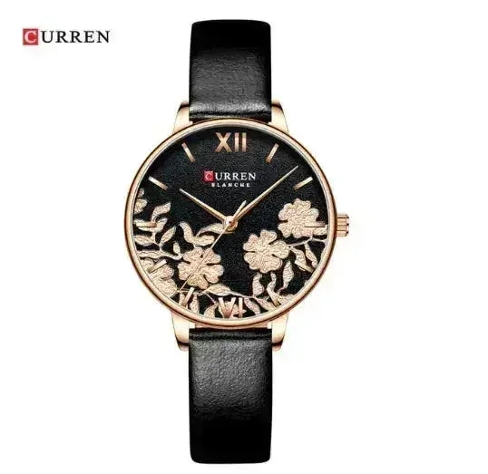 Picturesque Women's Watch | 541253 – Floral Elegance Timepiece