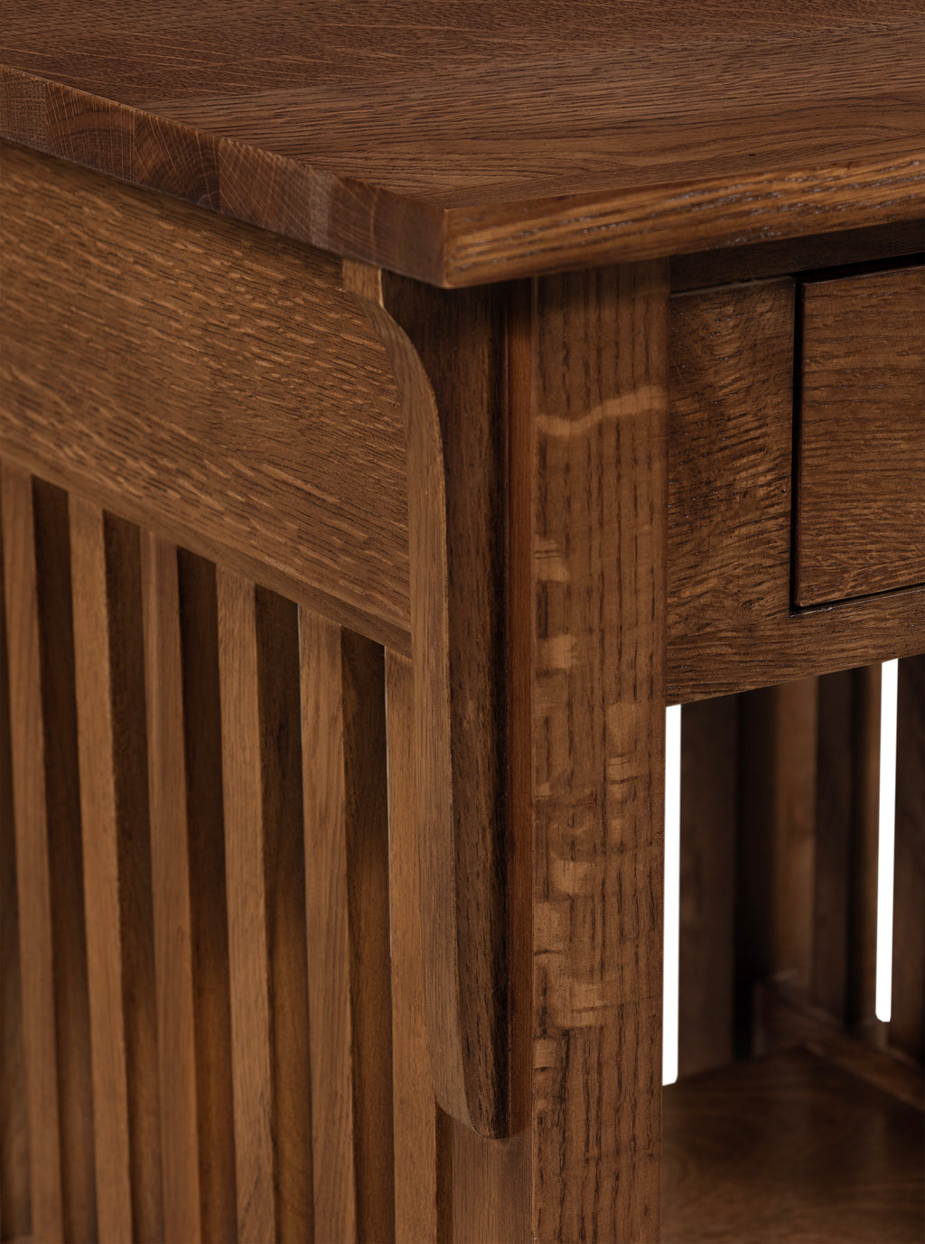 Mission Quarter Sawn Oak 1-Drawer Crofter End Table