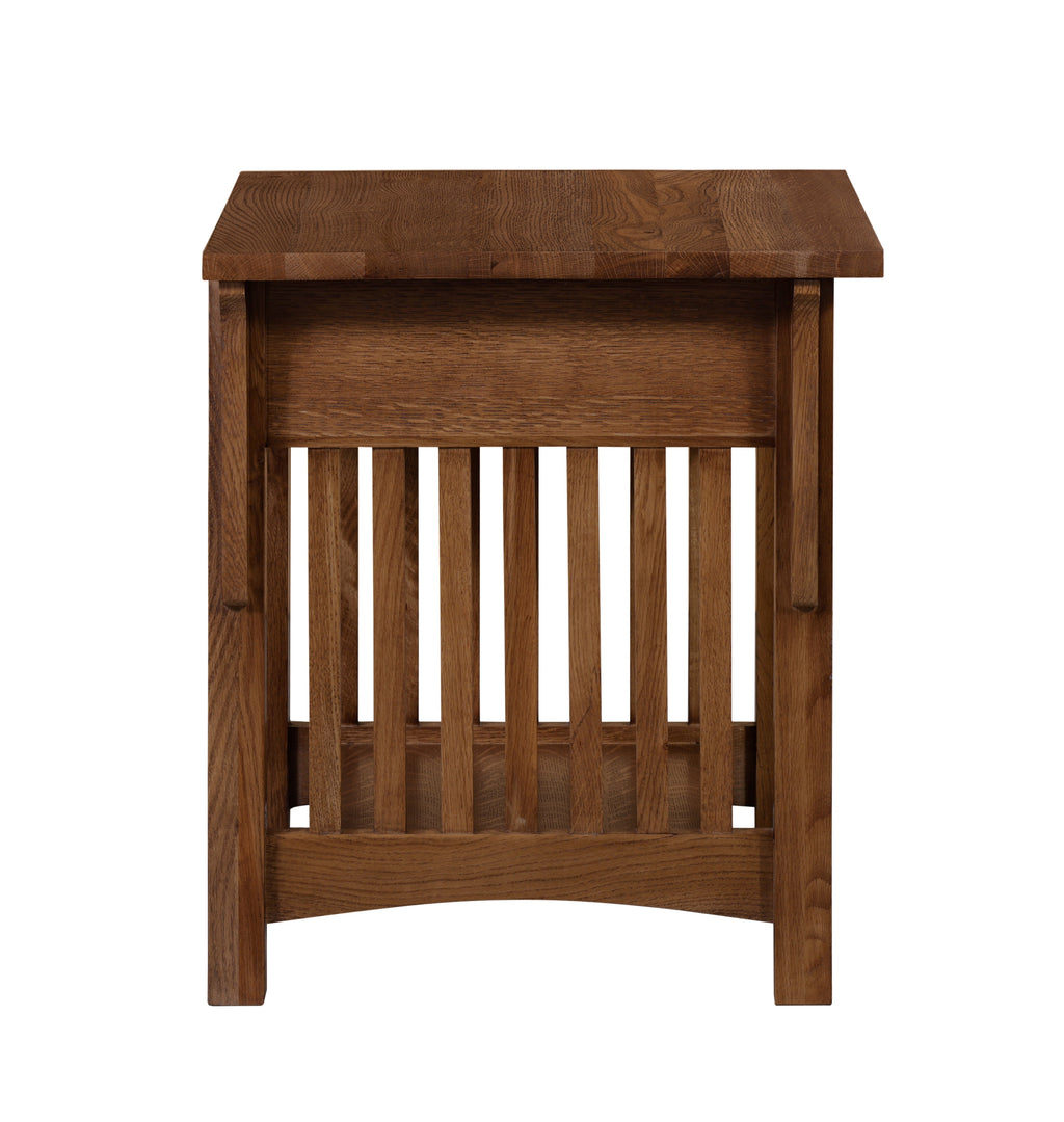 Mission Quarter Sawn Oak 1-Drawer Crofter End Table