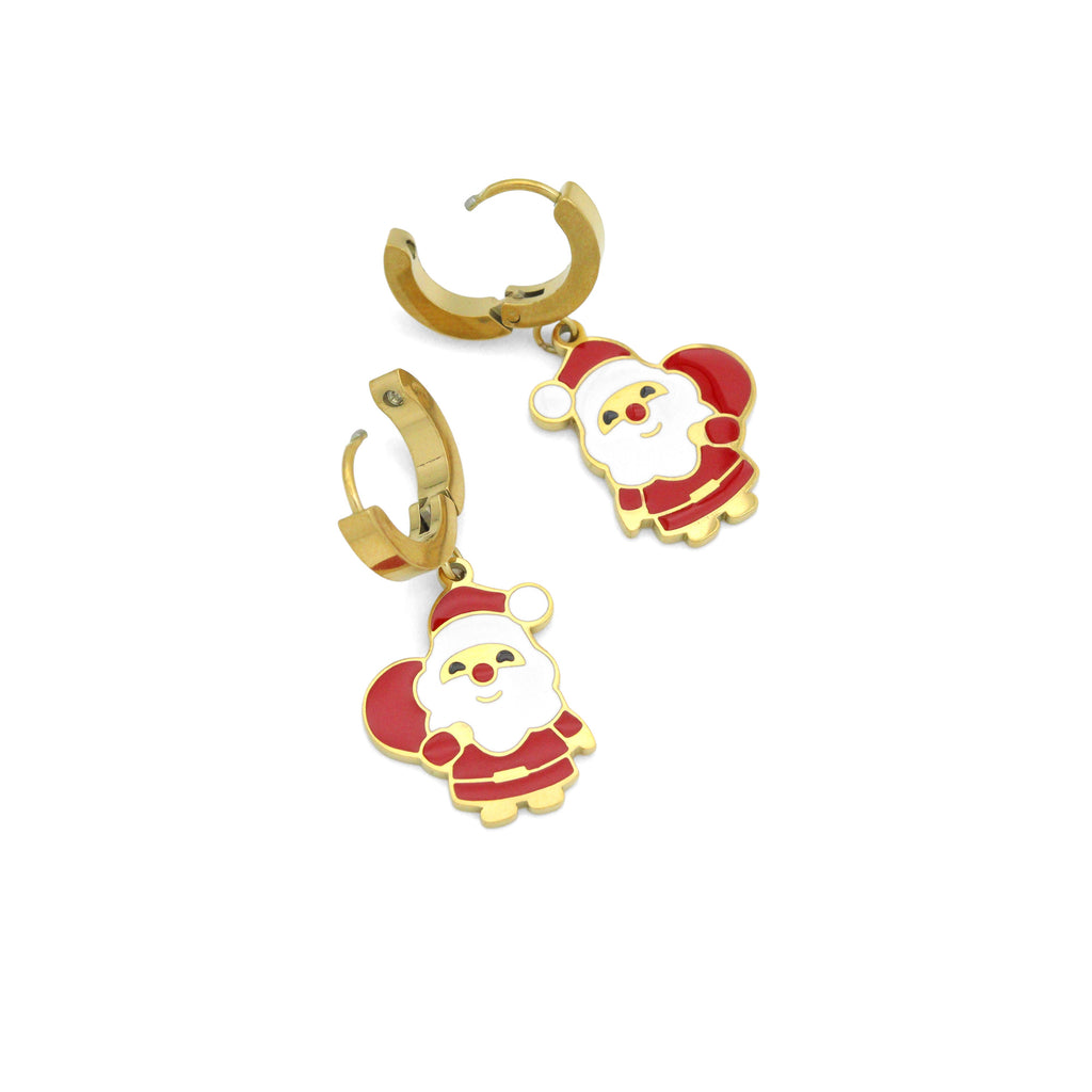 Christmas Pendant Link Chain necklace Bracelet Earring, Christmas Jewelry, Sku#BXG24
