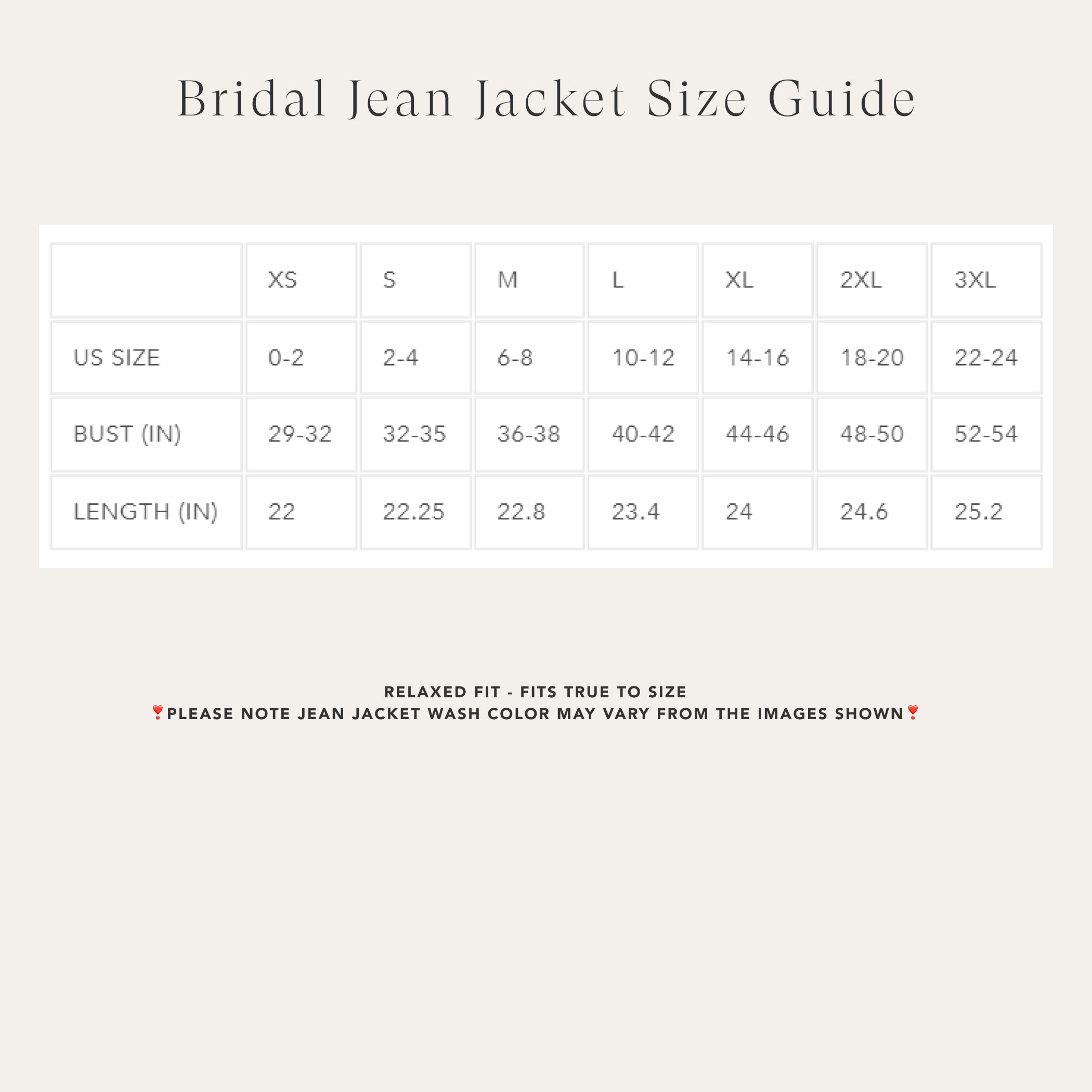 Embroidered Denim Jacket - Bride