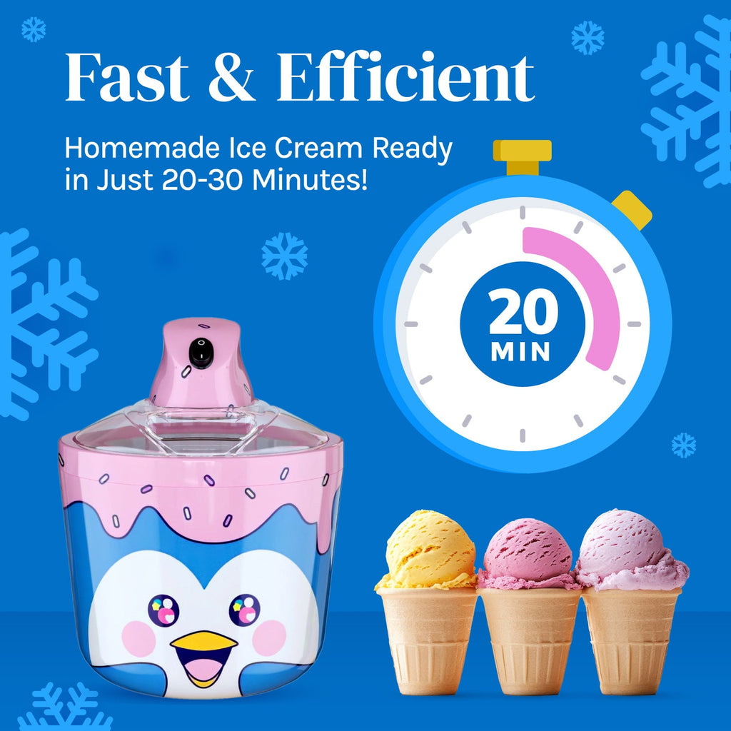 Electric Ice Cream Maker for Kids (1.2 Qt)