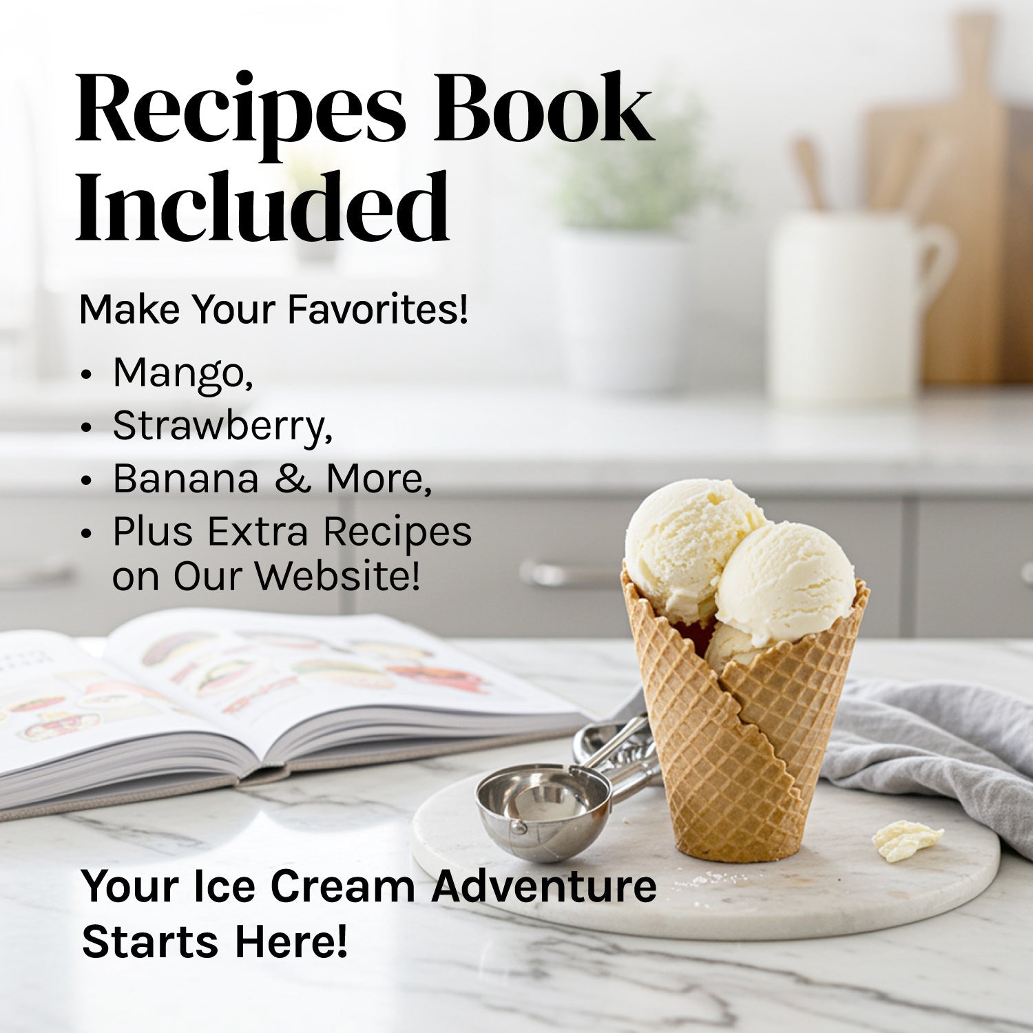 Electric Ice Cream Maker for Kids (1.2 Qt)