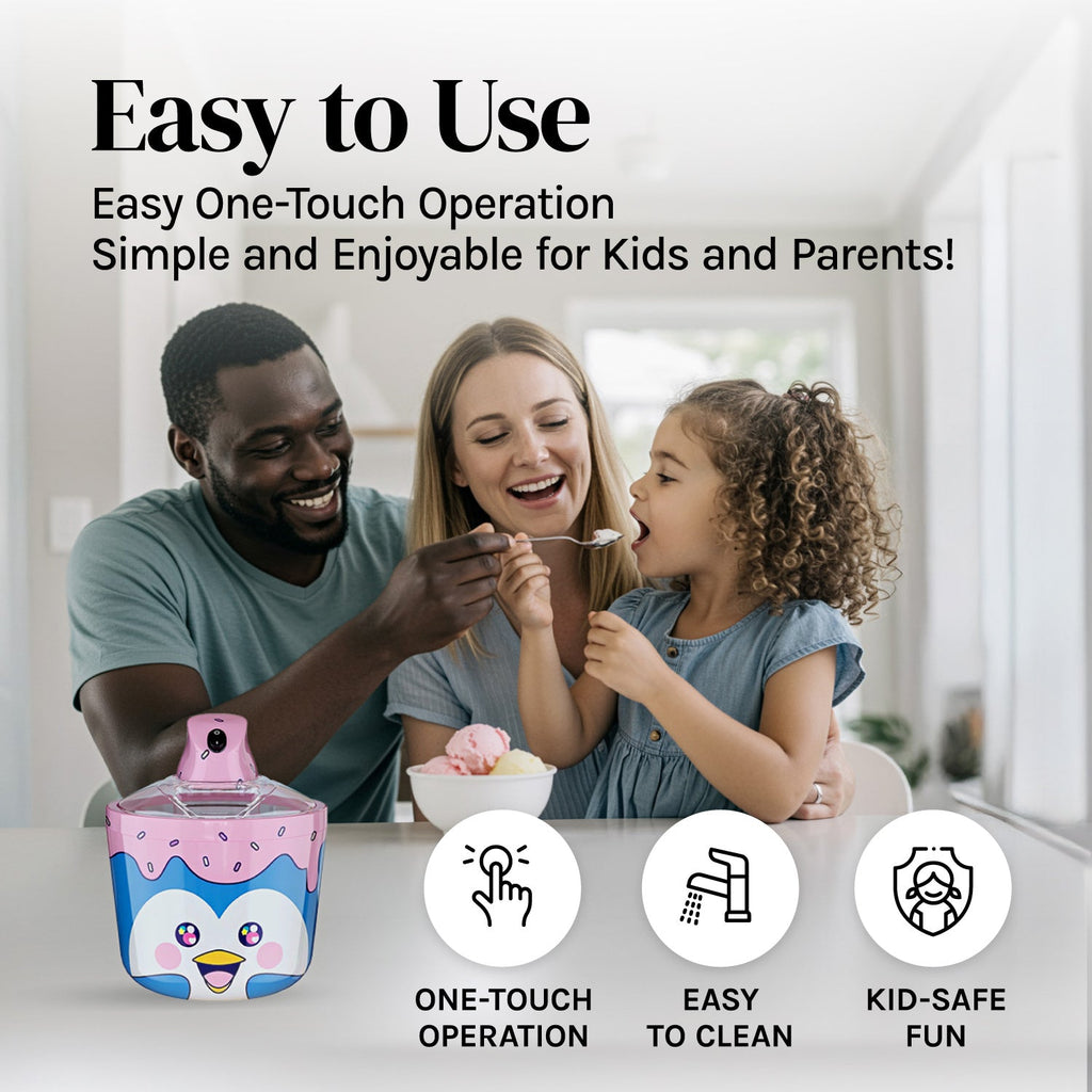 Electric Ice Cream Maker for Kids (1.2 Qt)