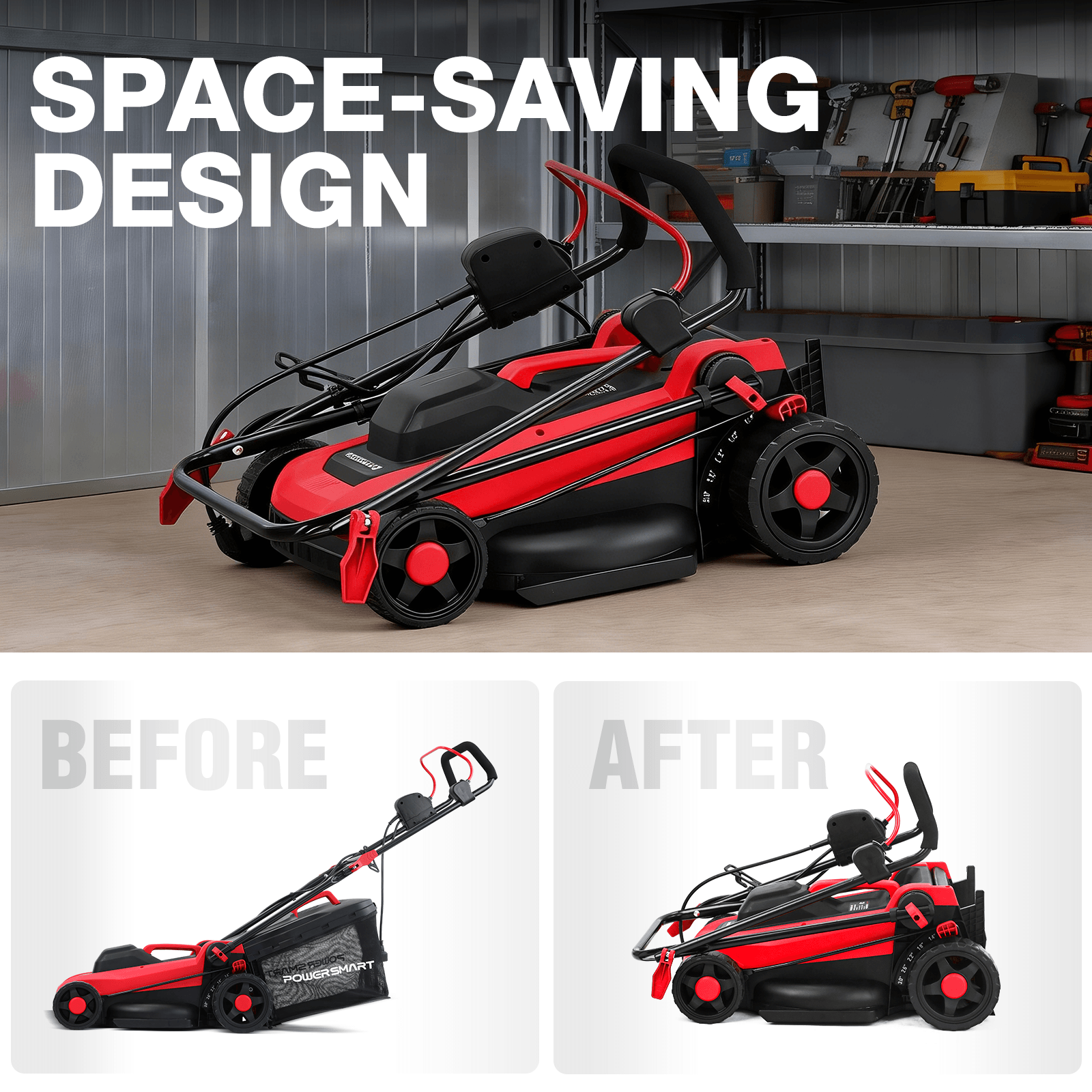 14" 15Amp Electric Corderd Push Lawn Mower DB8015