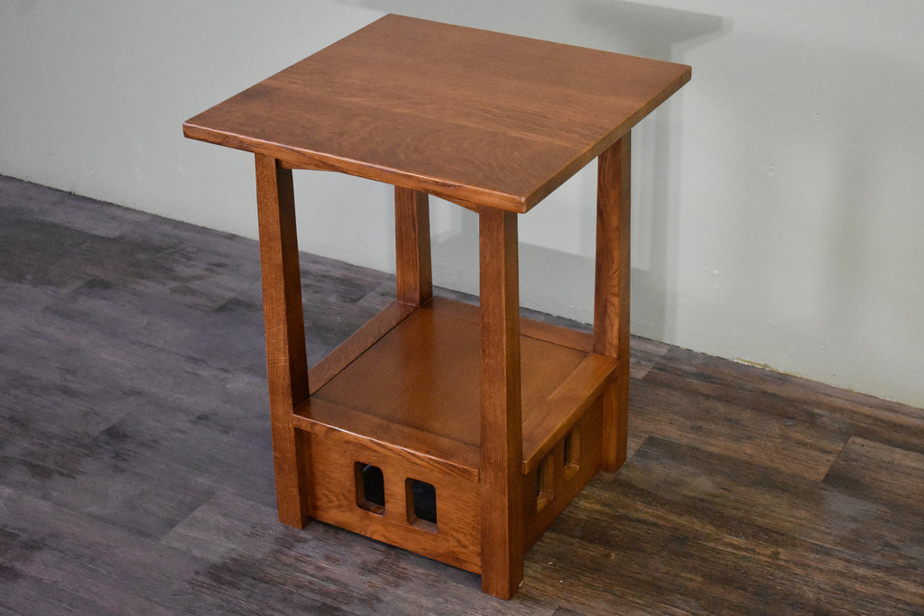 Arts and Crafts / Mission Style Taboret End Table - Model A29