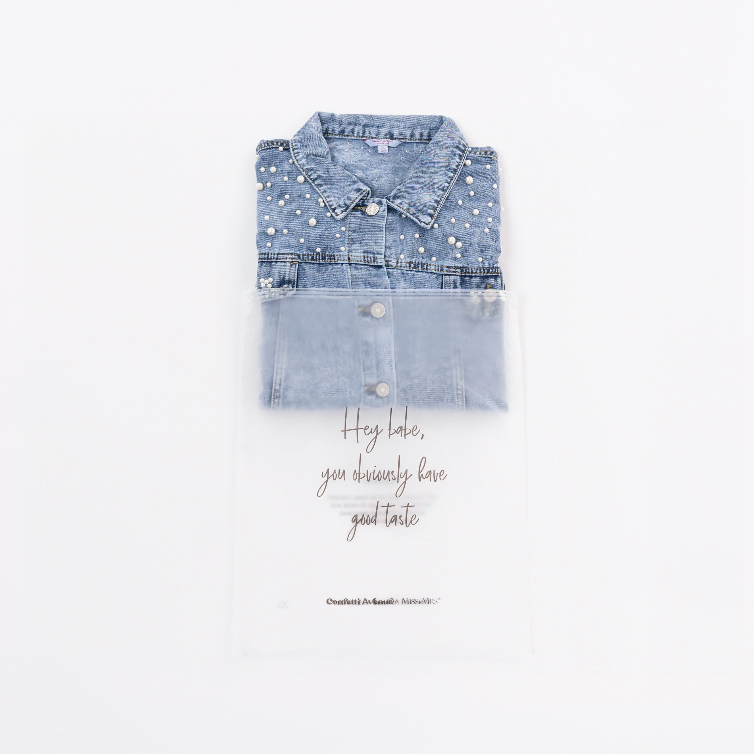 Embroidered Denim Jacket - Bride