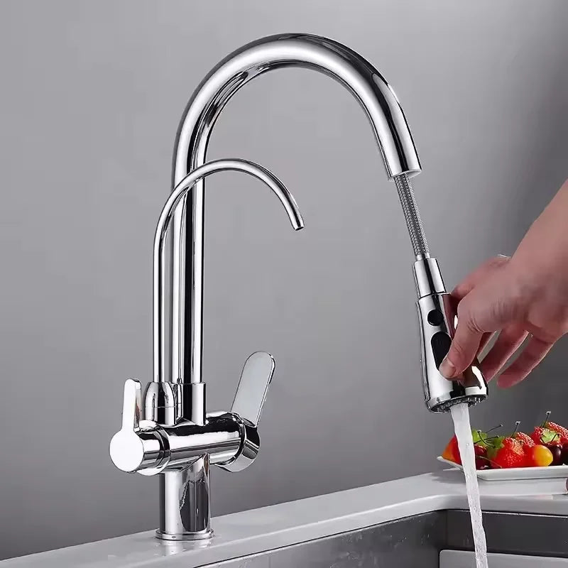 GOOD Quality Kitchen Faucet With Purification Swivel Spout TapDrinking Water Mixer Faucet