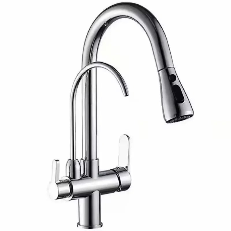 GOOD Quality Kitchen Faucet With Purification Swivel Spout TapDrinking Water Mixer Faucet