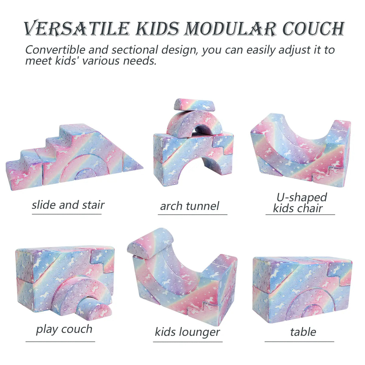 Kids Modular Couch-Climbing Play Couch