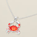 Women's Crab Charm Pendant Necklace
