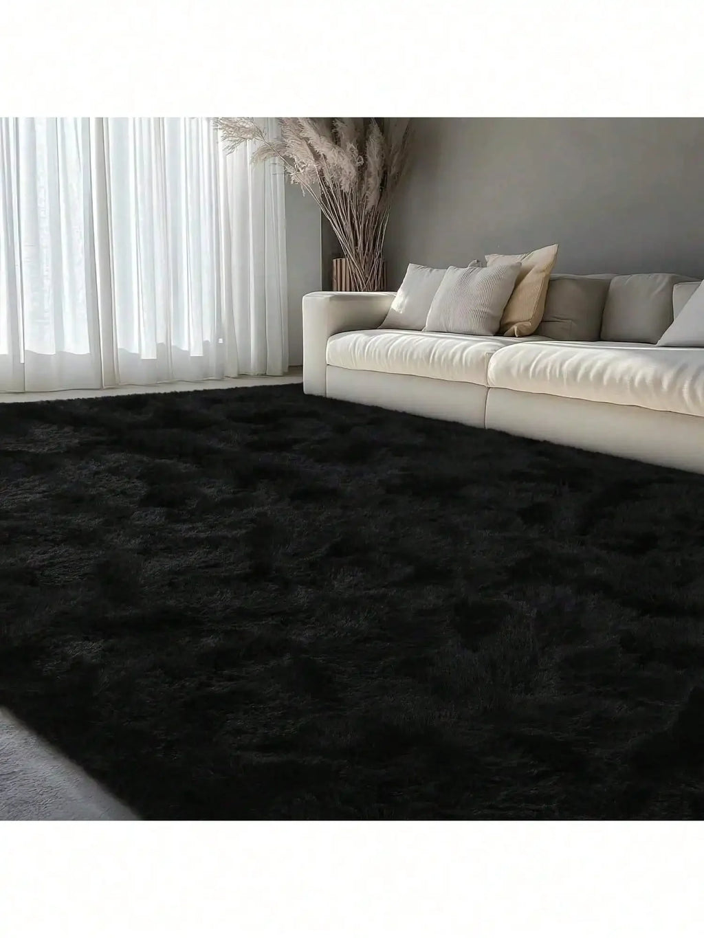 Plush And Thick Long-Pile Carpet, Super Soft