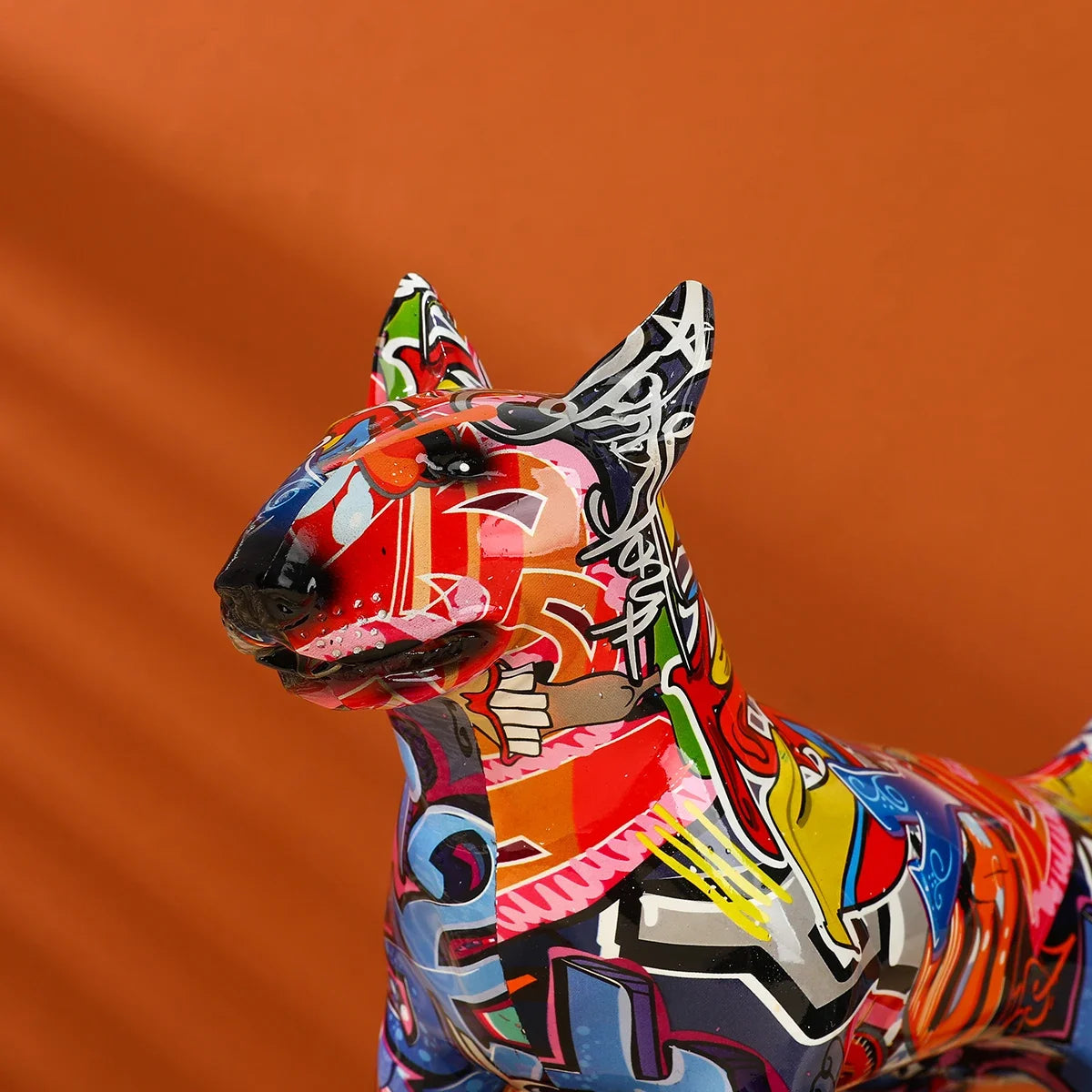 Art Creative Simple Colorful Bull Terrier