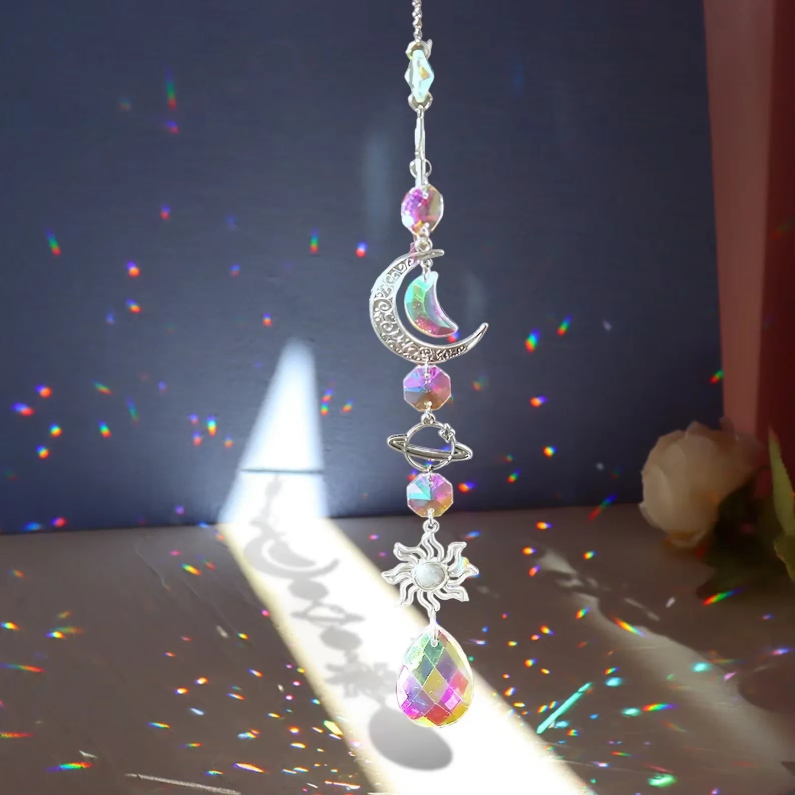 Crystal Wind Chime Rainbow Maker