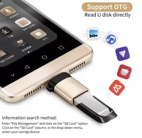 USB 3.0 To USB C OTG Adapter Type C Male To USB 3.0 Female Adapter OTG Converter For PC Computer Laptop Mac Xiaomi Smart Phone