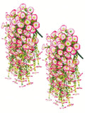 1/2/4pcs Artificial Eucalyptus Silk Flower Vine