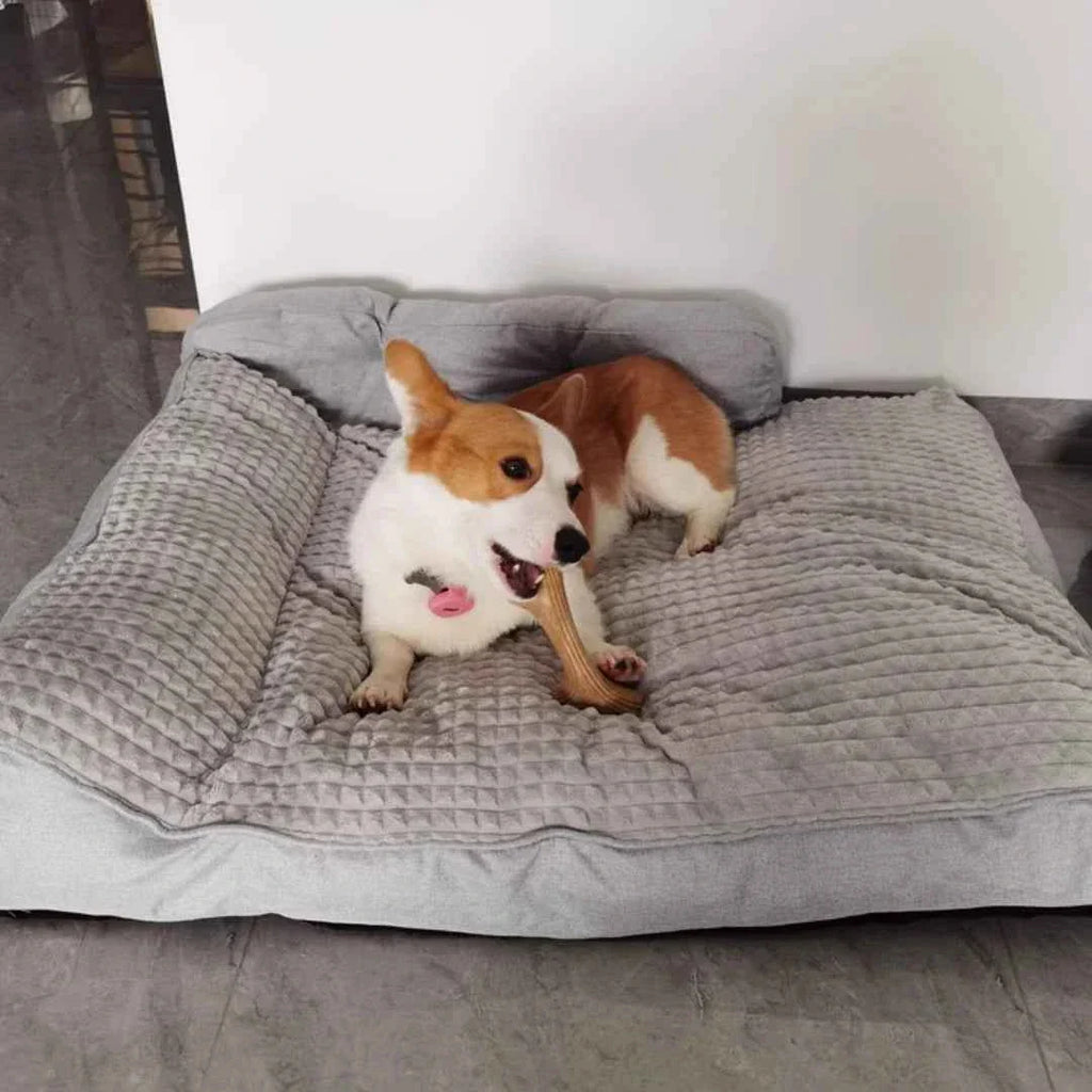 Human Size Dog Bed – Large Cooling Mattress Sofa for Adults and Pets
