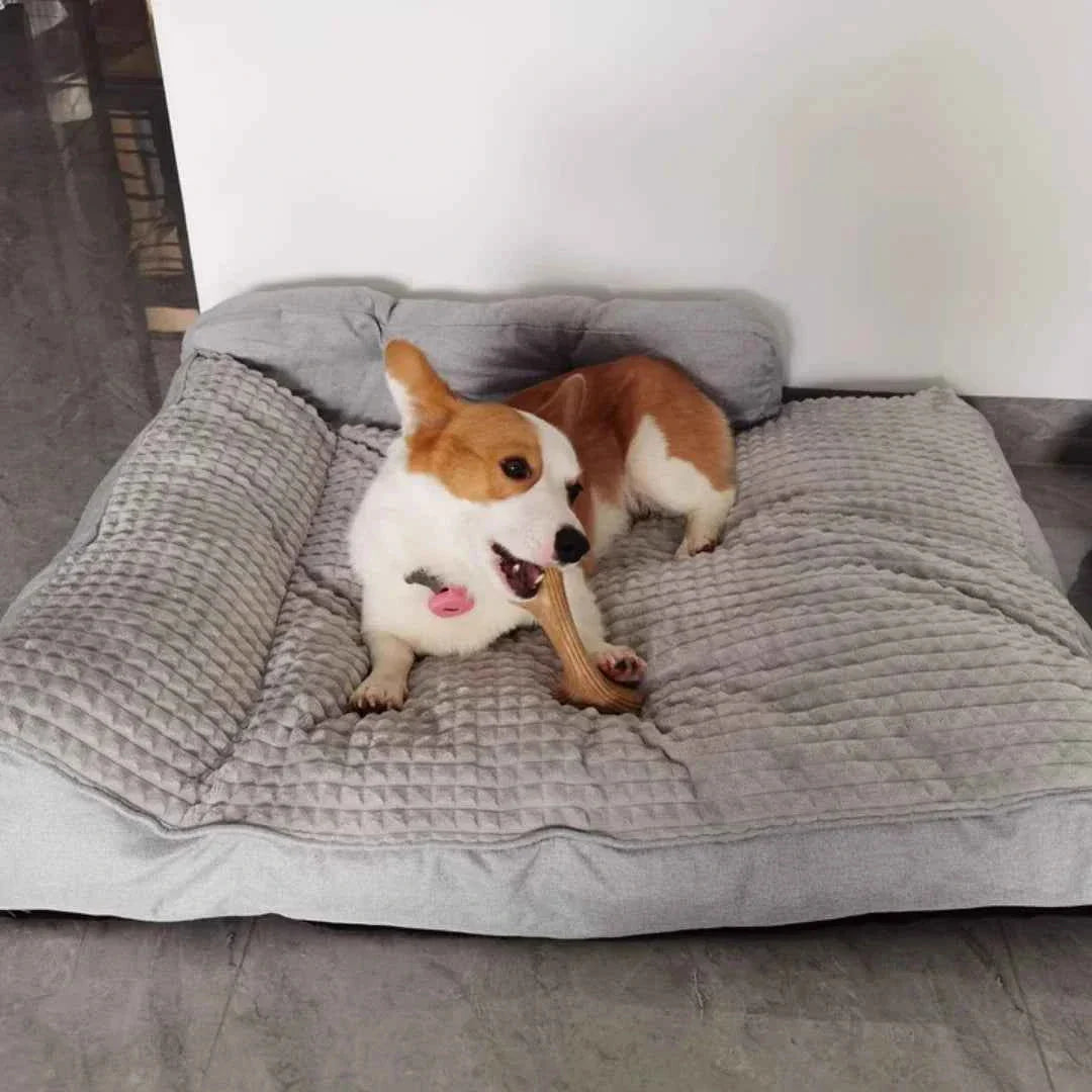 Human Size Dog Bed – Large Cooling Mattress Sofa for Adults and Pets