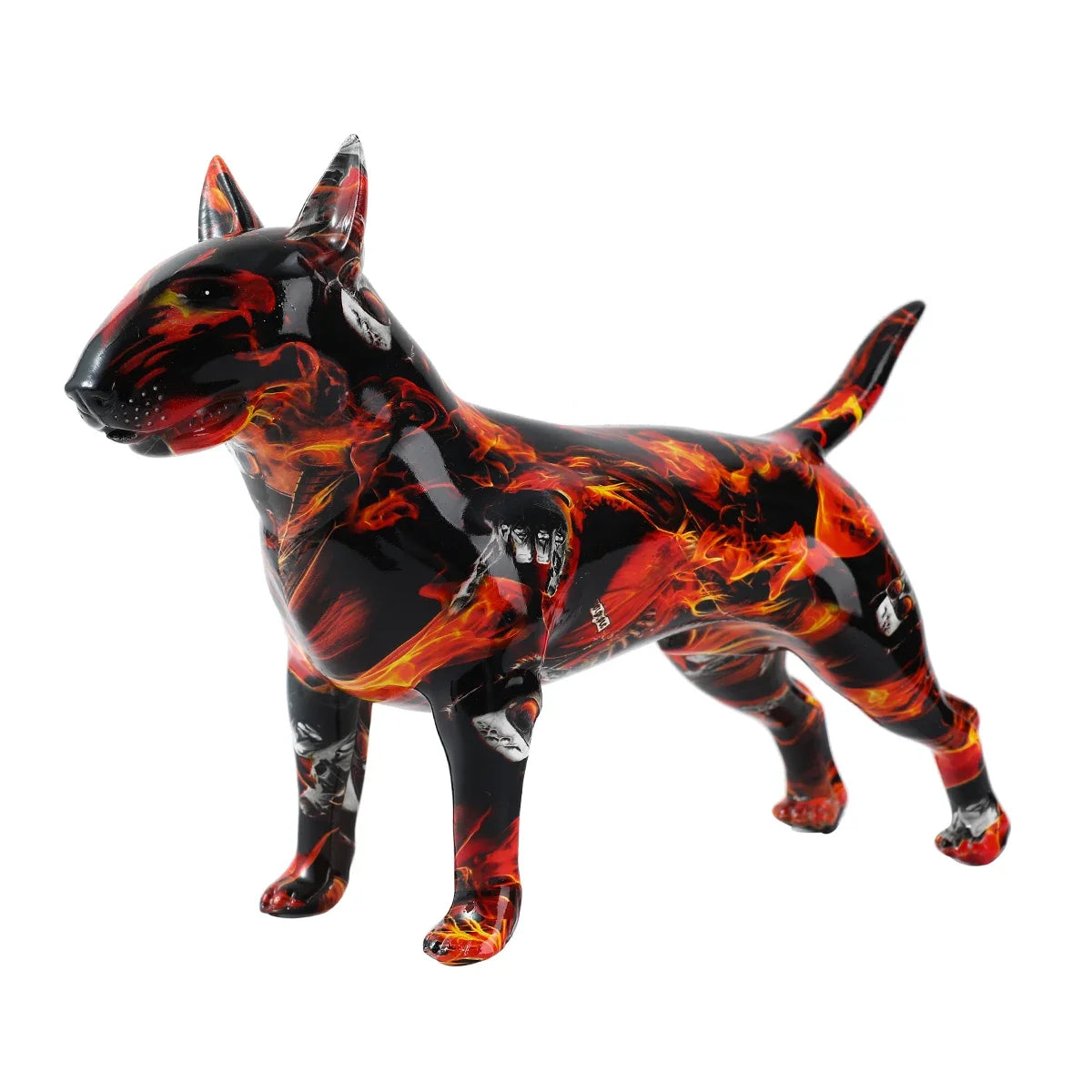 Art Creative Simple Colorful Bull Terrier