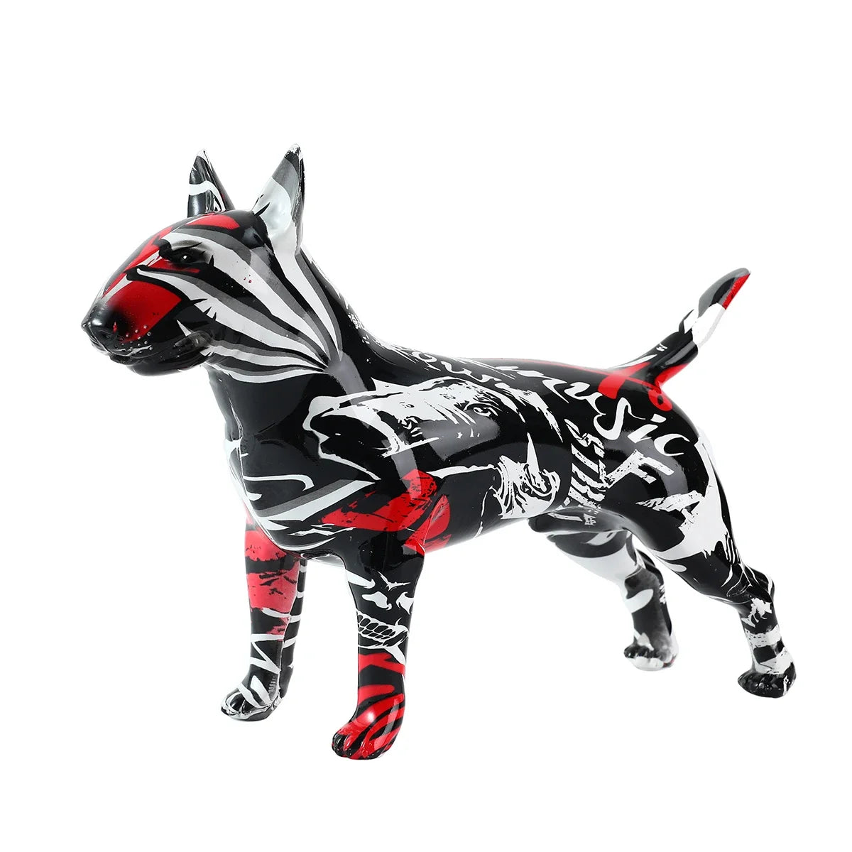 Art Creative Simple Colorful Bull Terrier