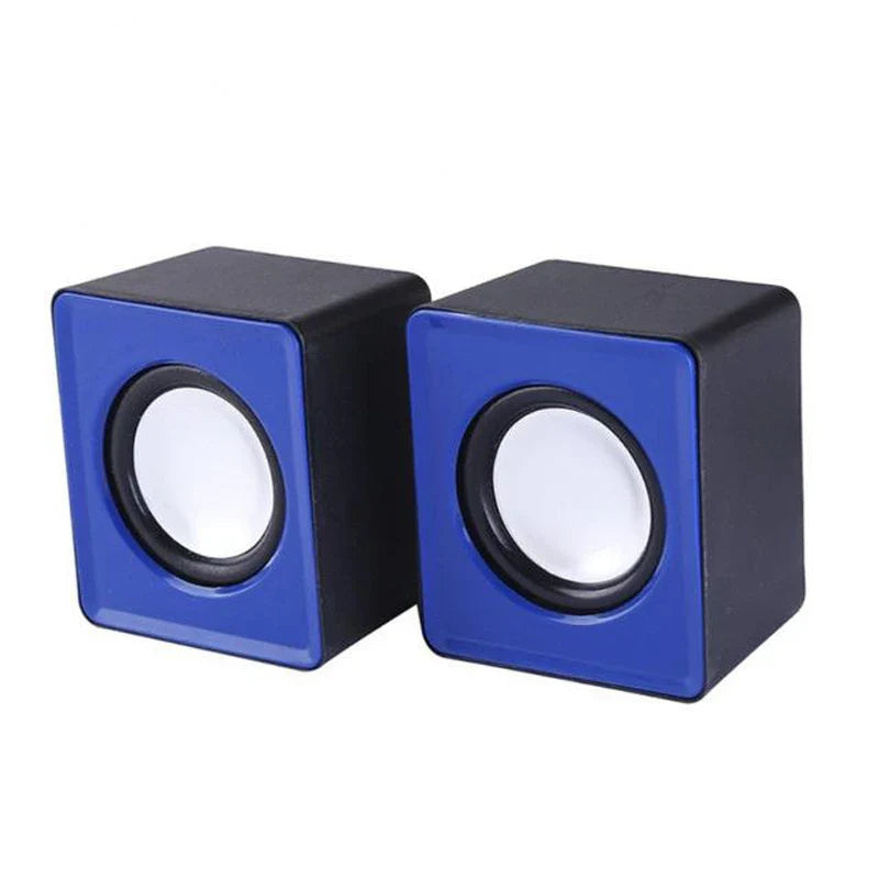 AyeBeau USB Computer Speaker | 2.0 Stereo Desktop Soundbar for PC Laptop