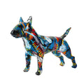 Art Creative Simple Colorful Bull Terrier