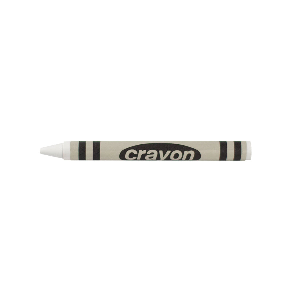 80-Pack White Crayons Bulk – Standard Size, Non-Toxic, Classroom & Art Supply