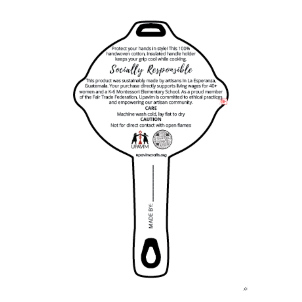 Snowman Skillet Handle Holder