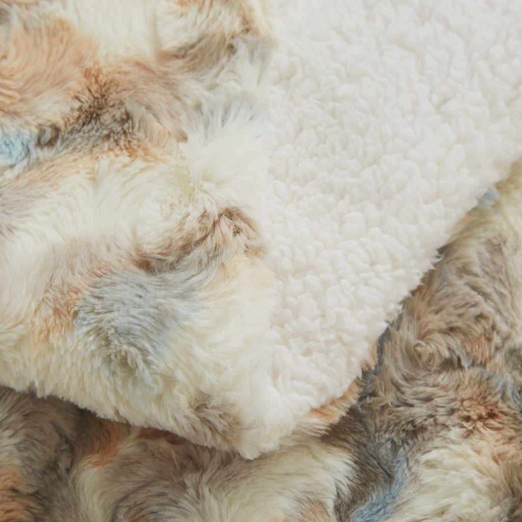 Tache Luxurious Russian Lynx Faux Fur Throw Blanket (DY12)