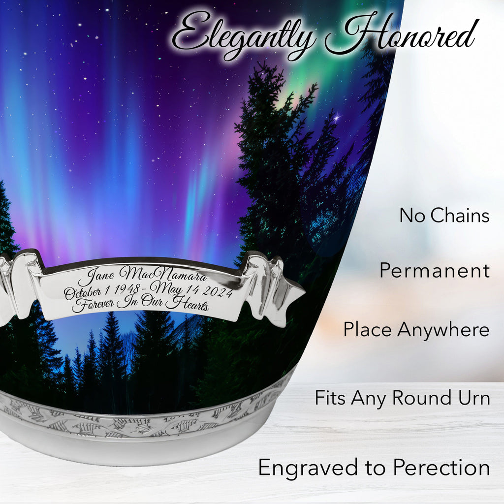 Northern Lights Cremation Urns for Human Ashes - Large Adult Funeral Urn