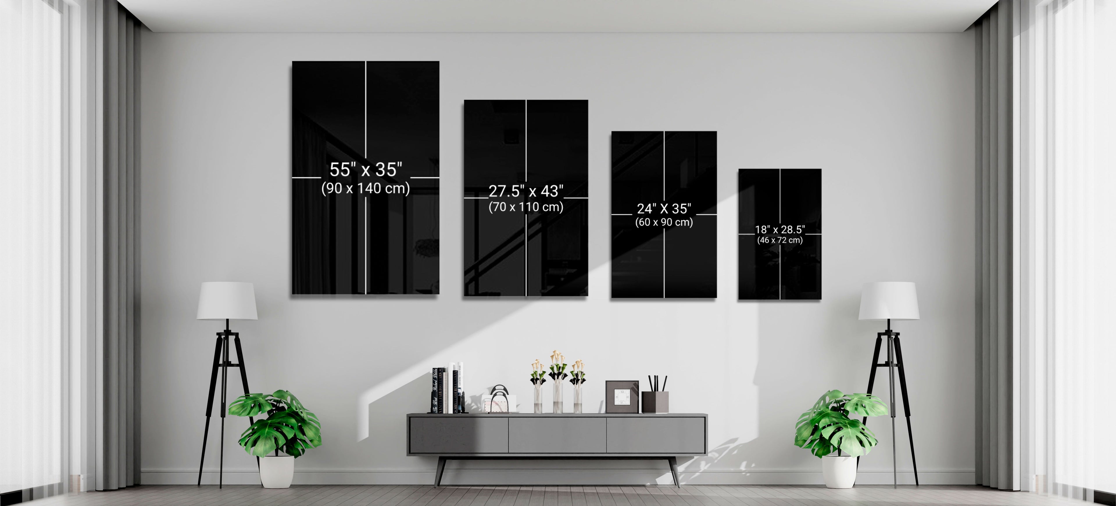 Circle Glass Wall Art || Designer Collection