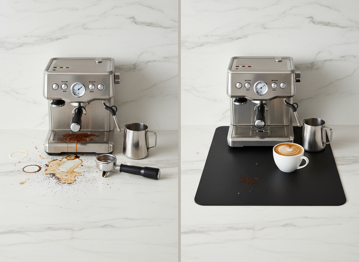 Coffee Bar Mat — Super Absorbent, Non-Slip | Strabella