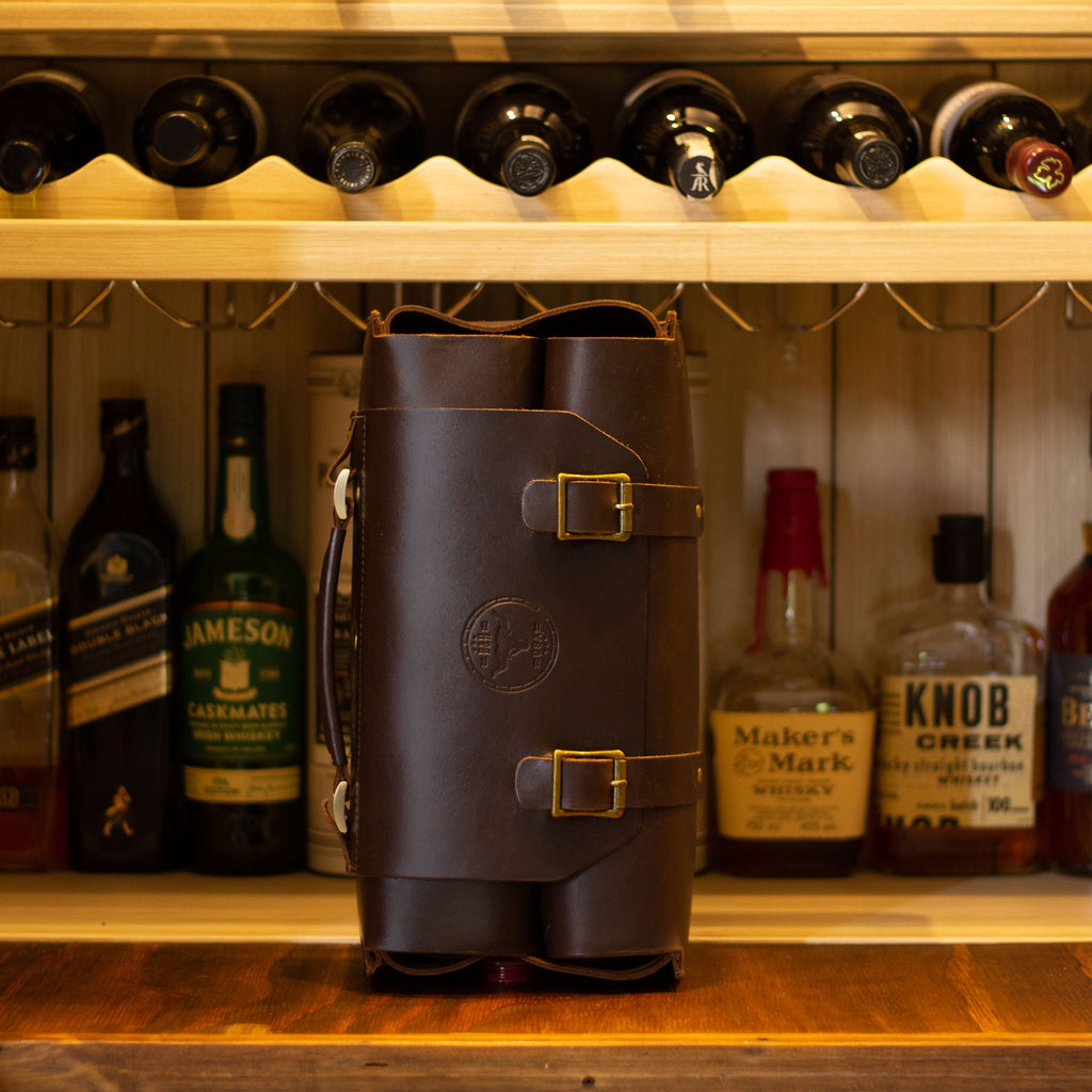 Leather Bottle Carrier