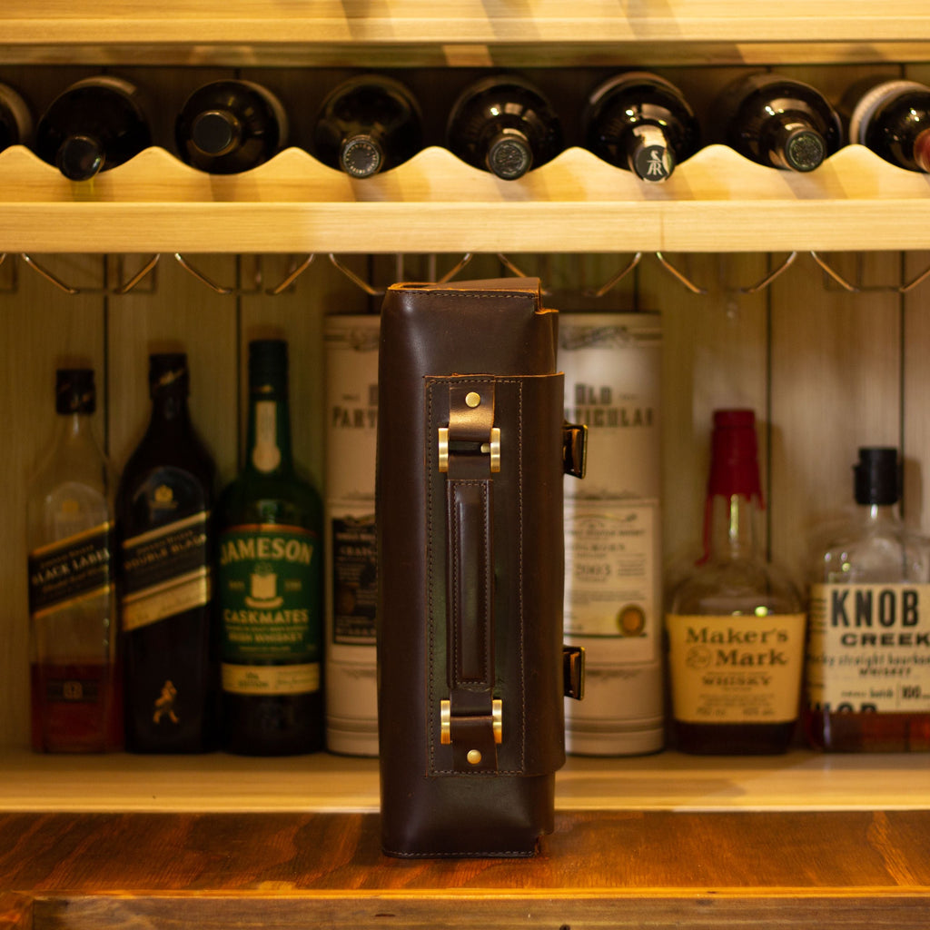 Leather Bottle Carrier