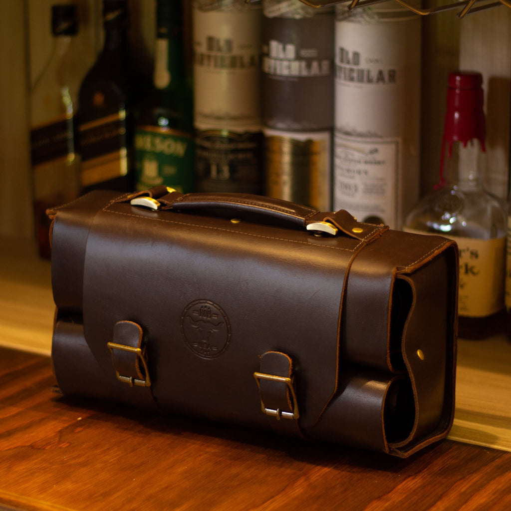 Leather Bottle Carrier