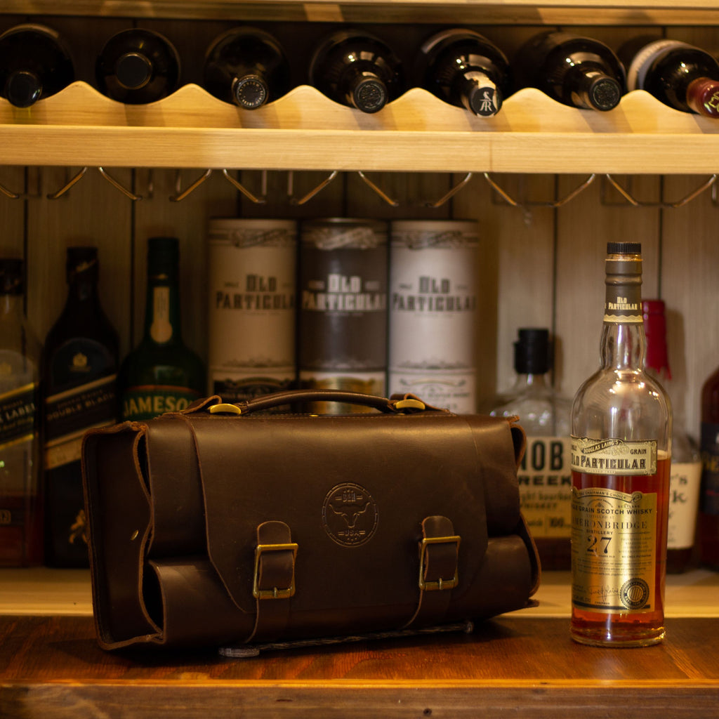 Leather Bottle Carrier