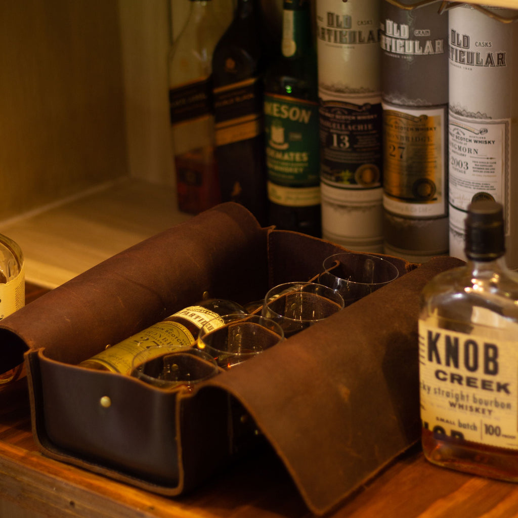 Leather Bottle Carrier