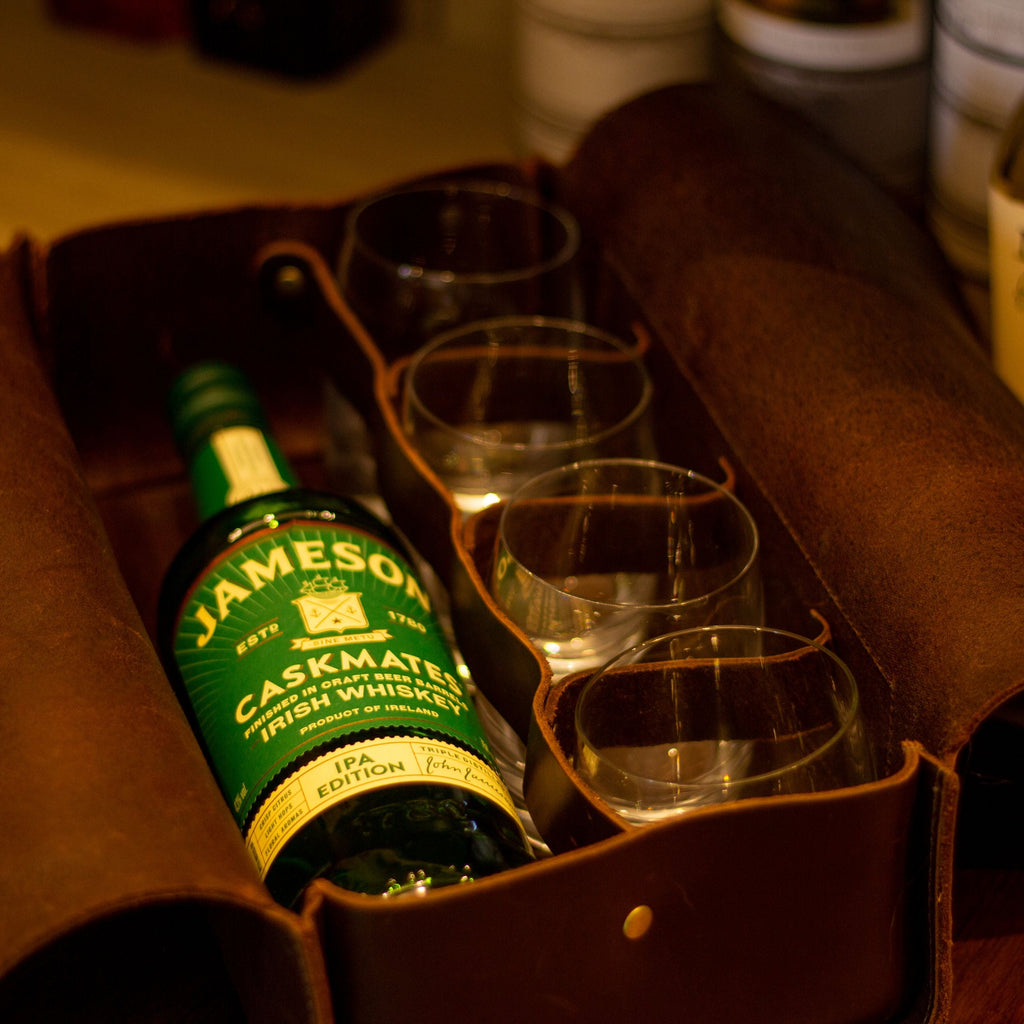 Leather Bottle Carrier